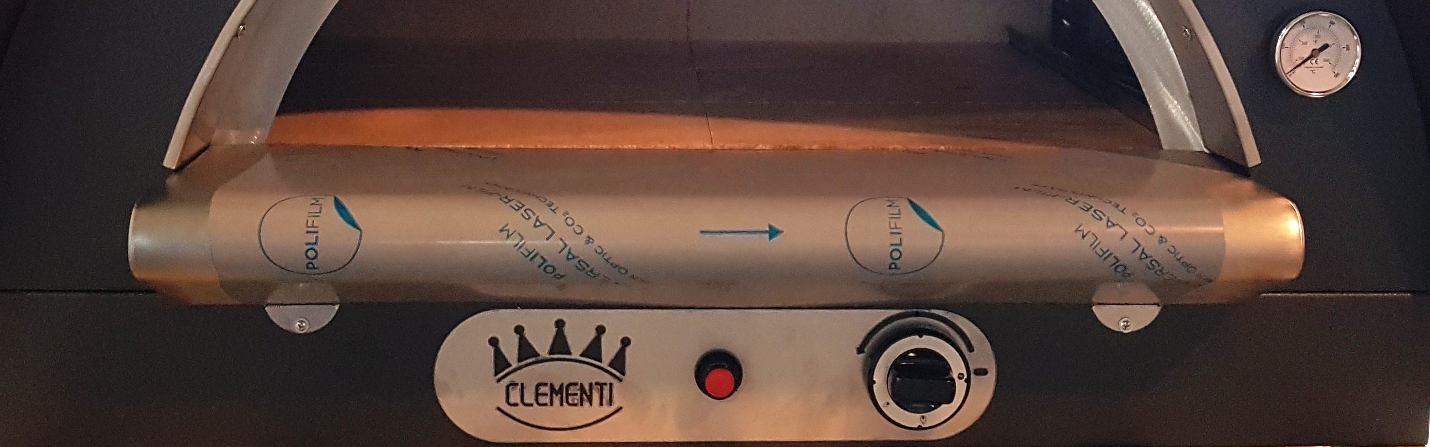 pannello comandi forno diretto Pulcinella Clementi a gas Family Gas